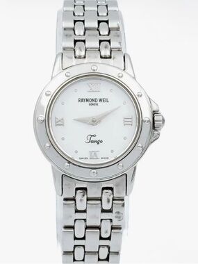 Raymond Weil Silver Women's Stainless Steel Tango Watch with MOP Dial